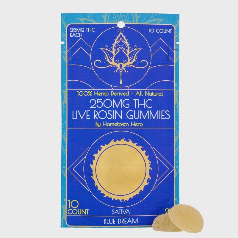 Blue Dream - Delta-9 Live Rosin Gummies