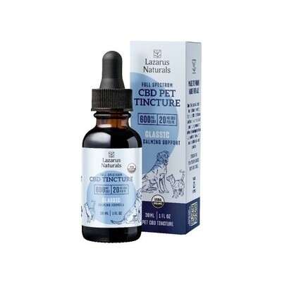 Full Spectrum, Standard Potency PET CBD OIL TINCTURE