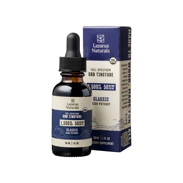 CBD Oil Tincture Full Spectrum High Potency
