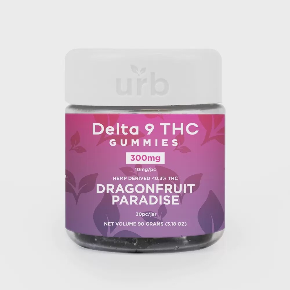 D9 THC Gummies 300MG – Dragonfruit Paradise