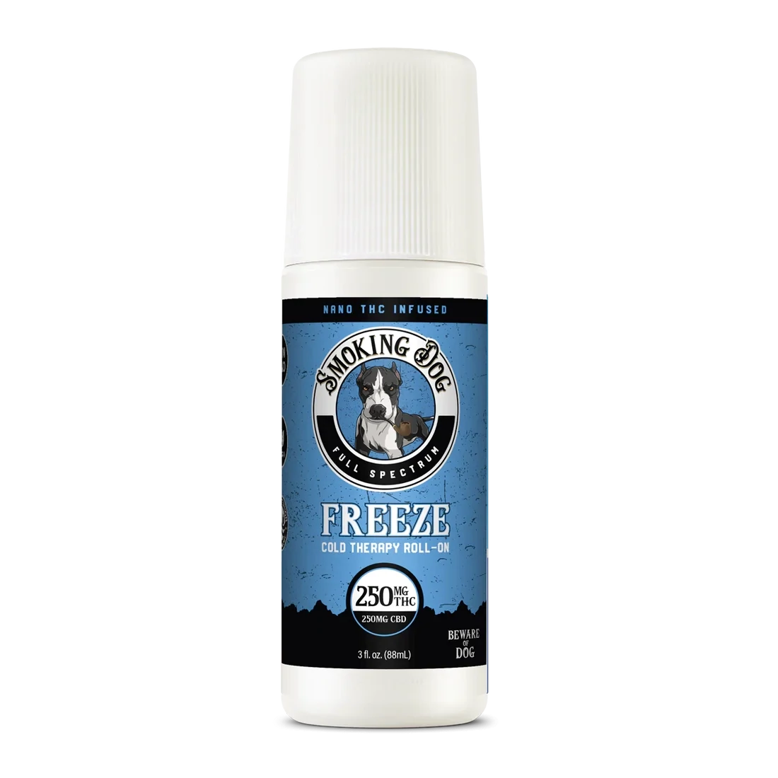 THC Infused Freeze Roll-on 1:1 (250 D9: 250mg CBD)