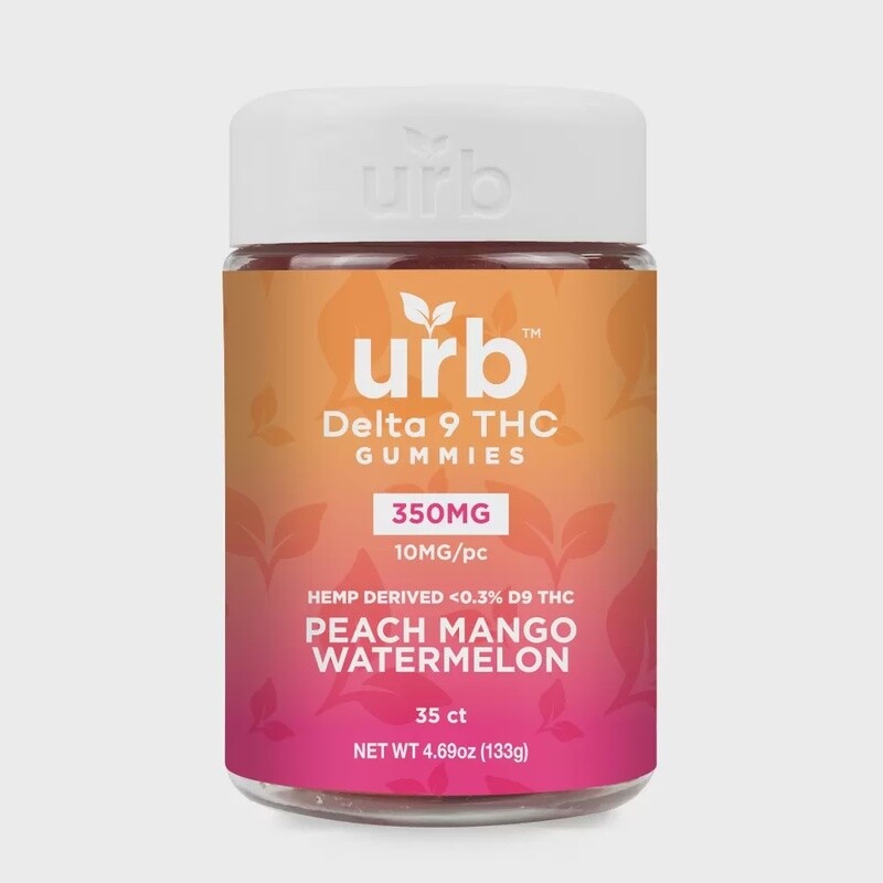 D9 THC Gummies 350MG – Peach Mango Watermelon