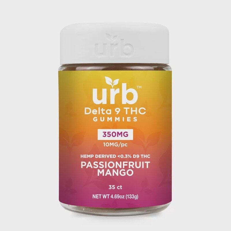 D9 THC Gummies 350MG – Passionfruit Mango