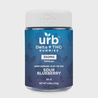 D9 THC Gummies 350MG – Sour Blueberry