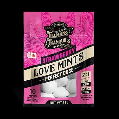 Love Strawberry THC Mints