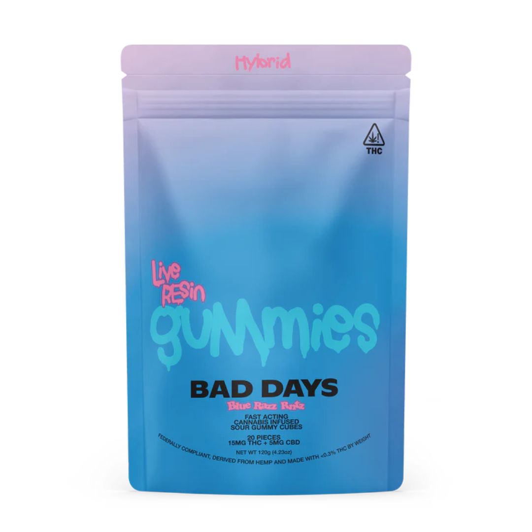 Live Resin Bad Days Blue Razz Rntz Hybrid