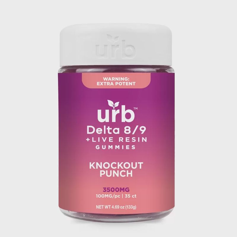 Knockout Punch Delta 8/9 Live Resin Gummies