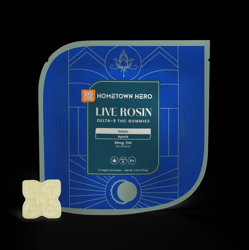 Gelato - Delta-9 Live Rosin Gummies