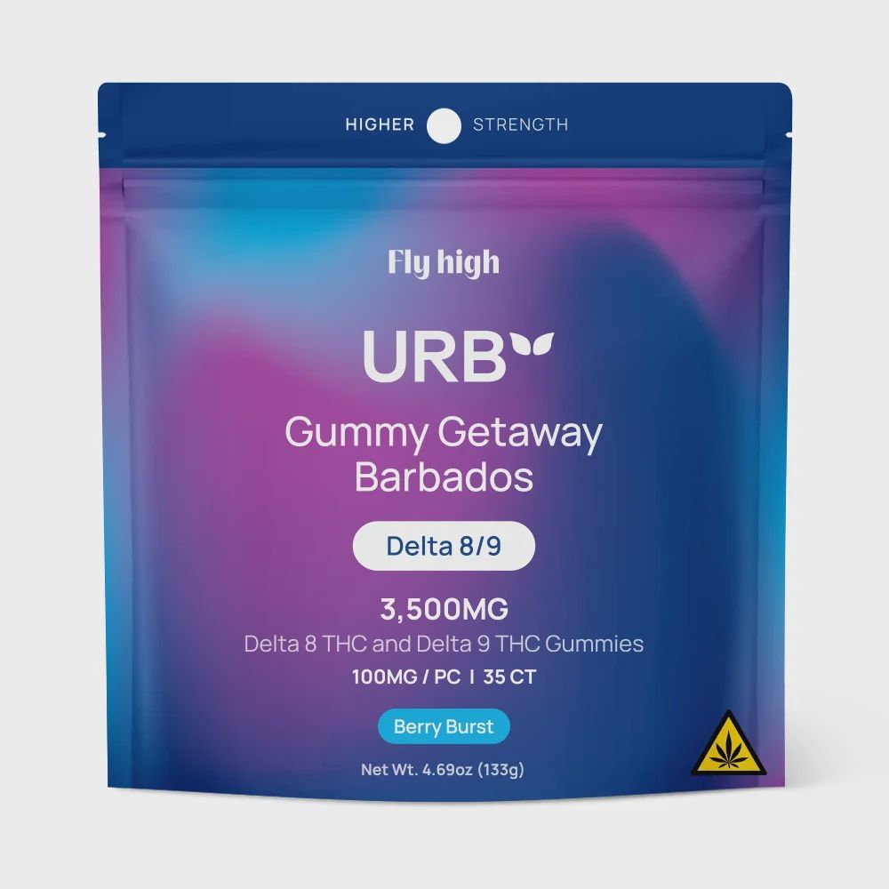 D8/D9 THC Gummies 3500MG Berry Burst