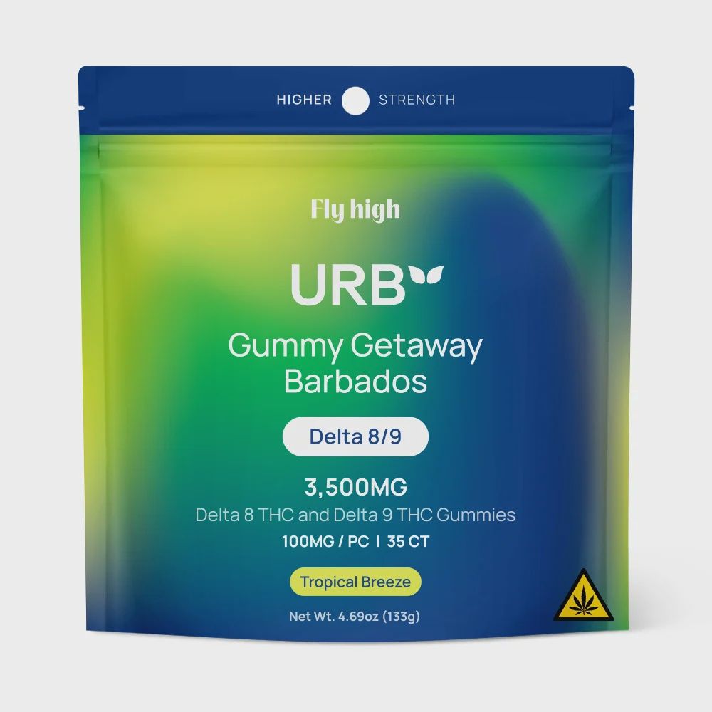 D8/D9 THC Gummies 3500MG Tropical Breeze