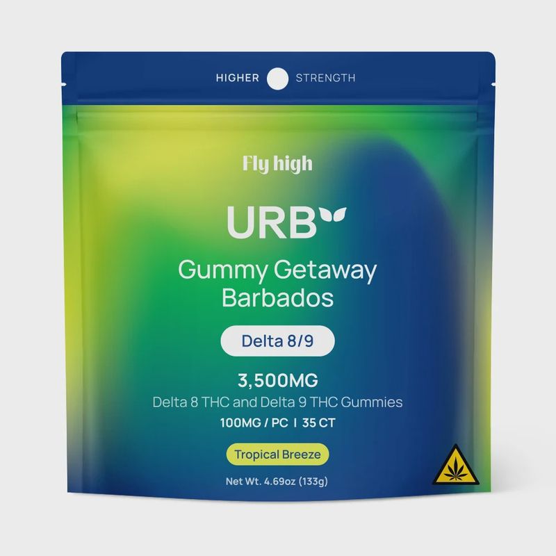 D8/D9 THC Gummies 3500MG Tropical Breeze