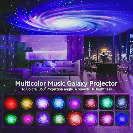 (Night Light) ENOKIK Galaxy Projector