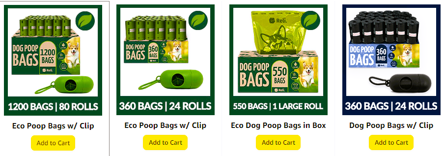 (Pet Care) Doggy Poop Bags