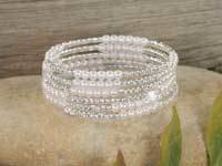 Pearl/Crystal Stacked Bracelet