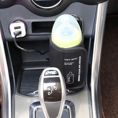 Portable USB Bottle Warmer Baby Bottle Insulated Feeding