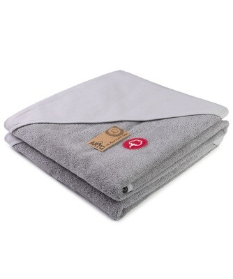 AR732 Toddler Hooded Towel - 100x100 cm - Anthracite Grey/Light Grey