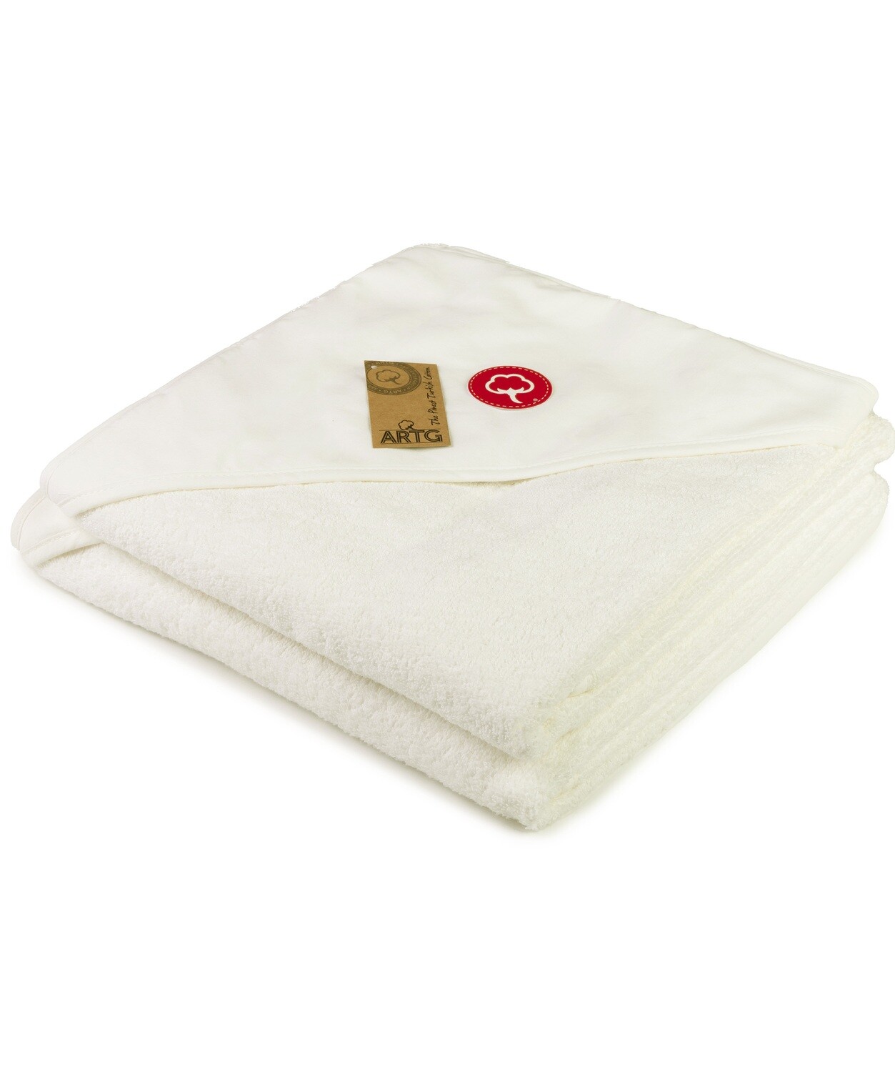 AR732 Toddler Hooded Towel - 100x100 cm - Cream