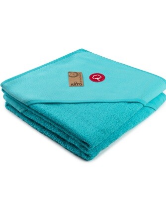 AR732 Toddler Hooded Towel - 100x100 cm - Aqua Blue