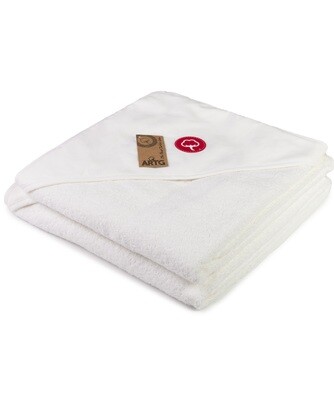 AR732 Toddler Hooded Towel - 100x100 cm - White