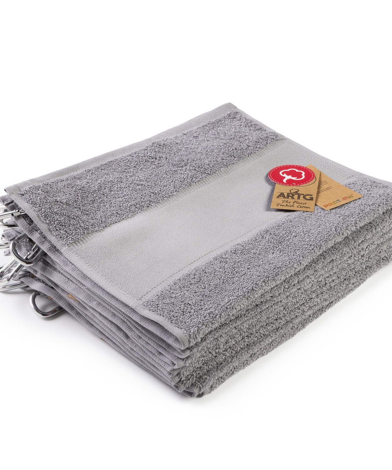 AR714 Golhanddoekjes met haak - Antracietgrijs - Antrhacite Grey