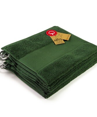 AR714 Golhanddoekjes met haak - Donkergroen - Dark Green