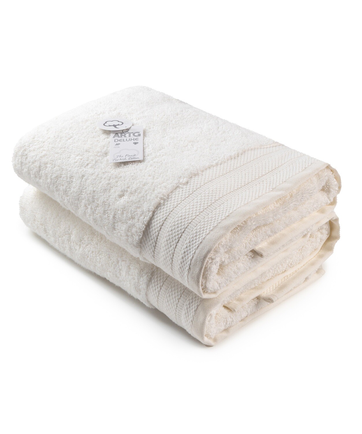 AR605 Badhanddoek DeLuxe - Wit - True White