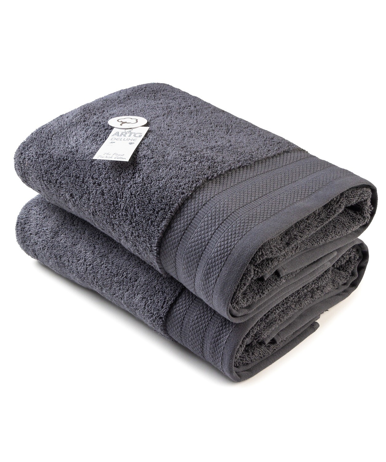AR605 Badhanddoek DeLuxe - Donkergrijs -Dark Grey