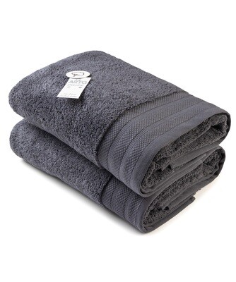 AR605 Badhanddoek DeLuxe - Donkergrijs -Dark Grey