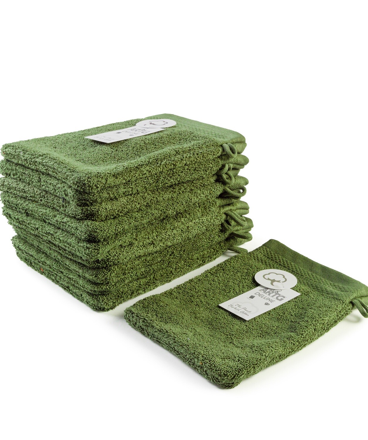 AR601 Washandje DeLuxe - Legergroen - Army Green