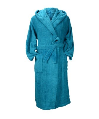 AR026 Hooded Bathrobe - Deep Blue