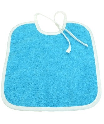 ARB33 Babiezz Slab met touwtjes - Helderblauw/Wit - Aqua Blue/White