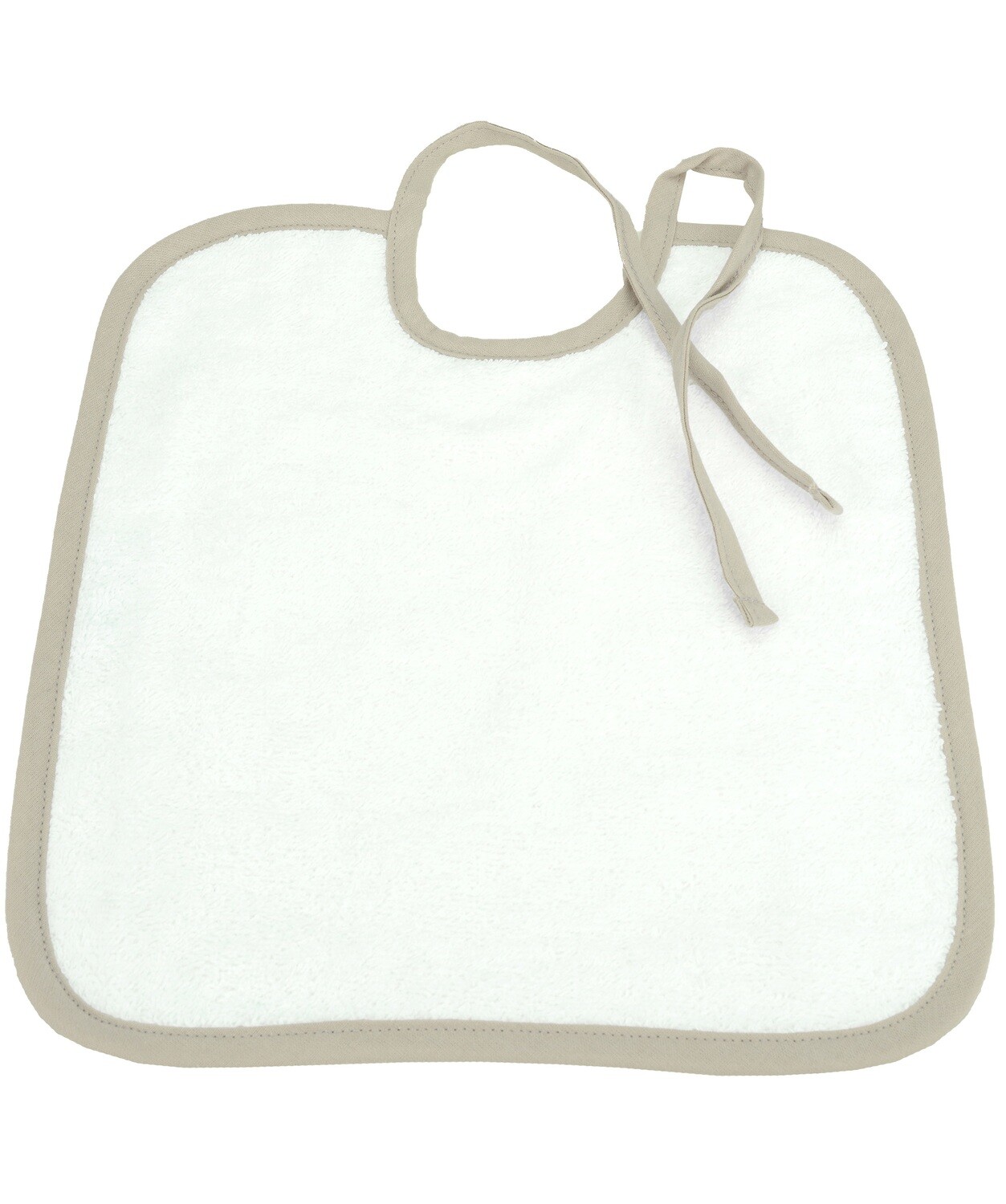 ARB33 Babiezz Slab met touwtjes - Wit met Beige - White/Sand