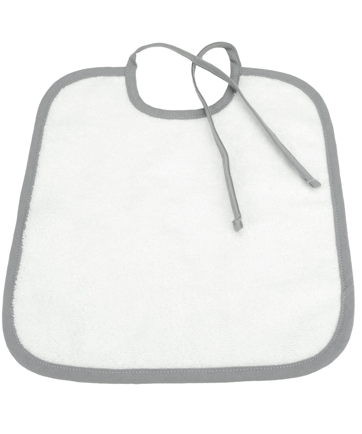 ARB33 Babiezz Slab met touwtjes - Wit met Grijs - White/Anthracite Grey