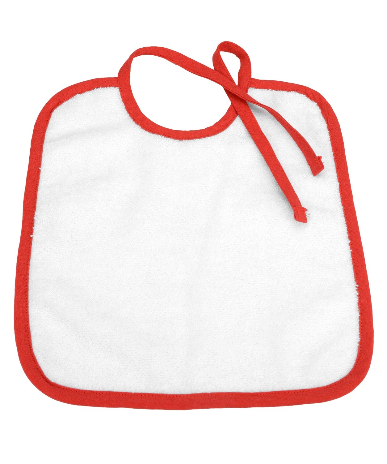 ARB33 Babiezz Slab met touwtjes - Wit met Rood - White/Fire Red