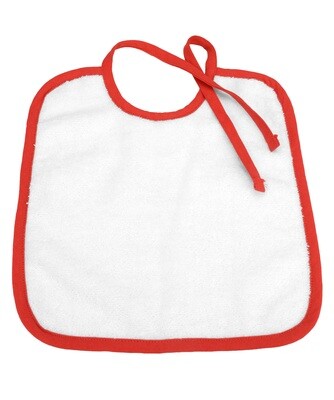 ARB33 Babiezz Slab met touwtjes - Wit met Rood - White/Fire Red