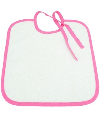 ARB33 Babiezz Slab met touwtjes - Wit met Rose - White/Pink