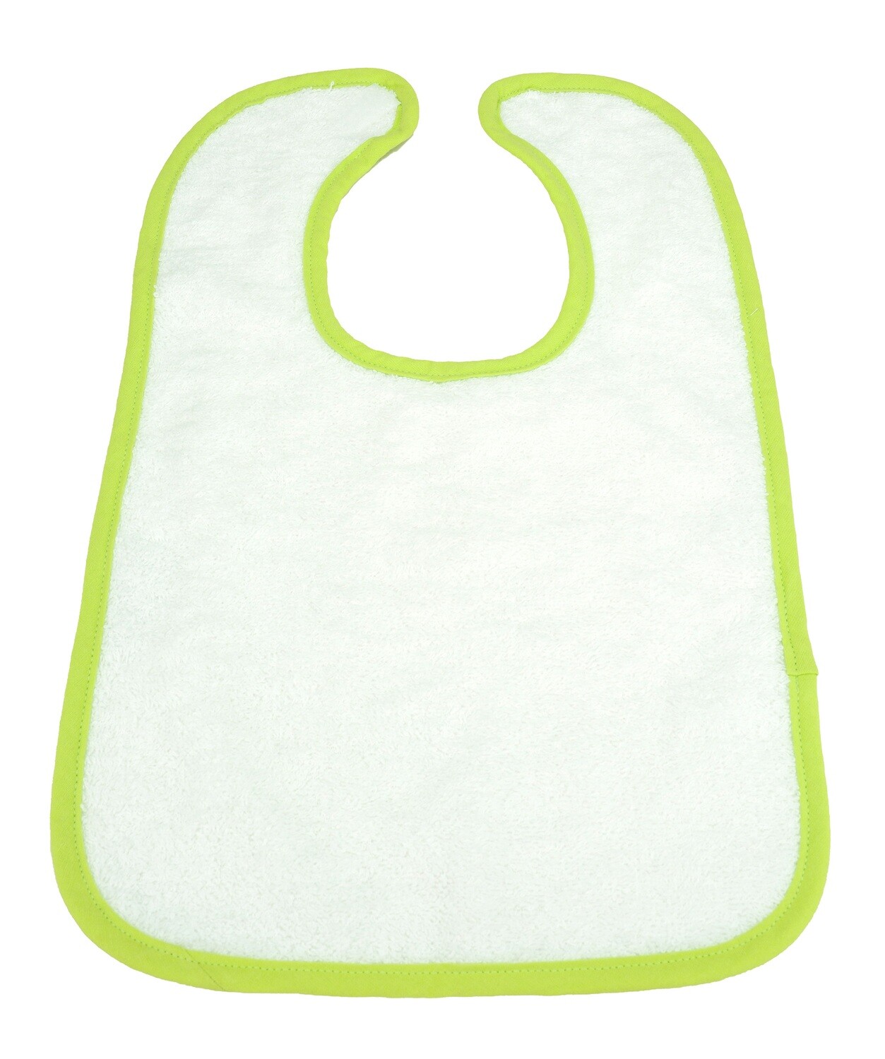 ARB034 Babiezz Slab met klittenband - Wit/Heldergroen - White/Lime Green