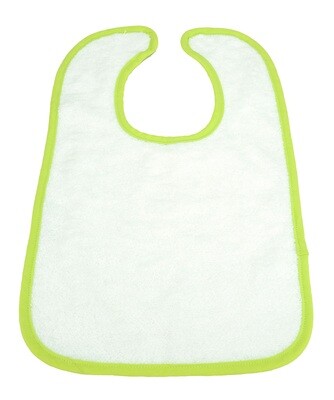 ARB034 Babiezz Slab met klittenband - Wit/Heldergroen - White/Lime Green