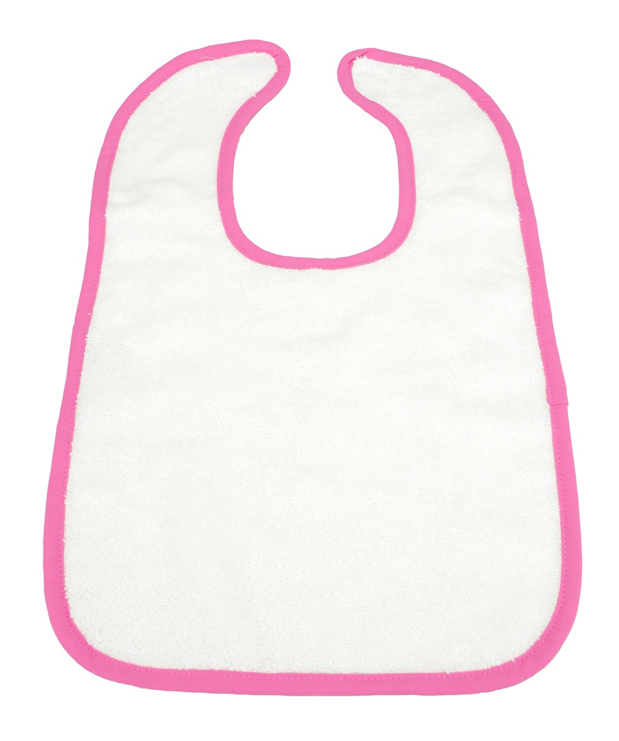 ARB034 Babiezz Slab met klittenband - Wit met rose - White/Pink