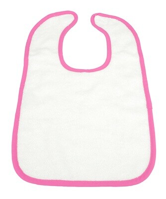 ARB034 Babiezz Slab met klittenband - Wit met rose - White/Pink