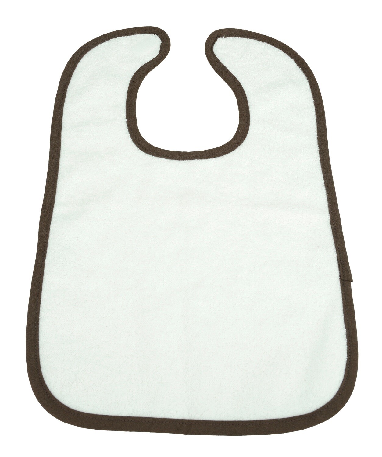 ARB034 Babiezz Slab met klittenband - Wit/Chocoladebruin - White/Chocolate Brown