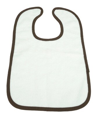 ARB034 Babiezz Slab met klittenband - Wit/Chocoladebruin - White/Chocolate Brown