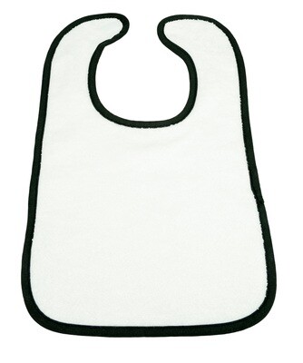 ARB034 Babiezz Slab met klittenband - Wit/Zwart - White/Black