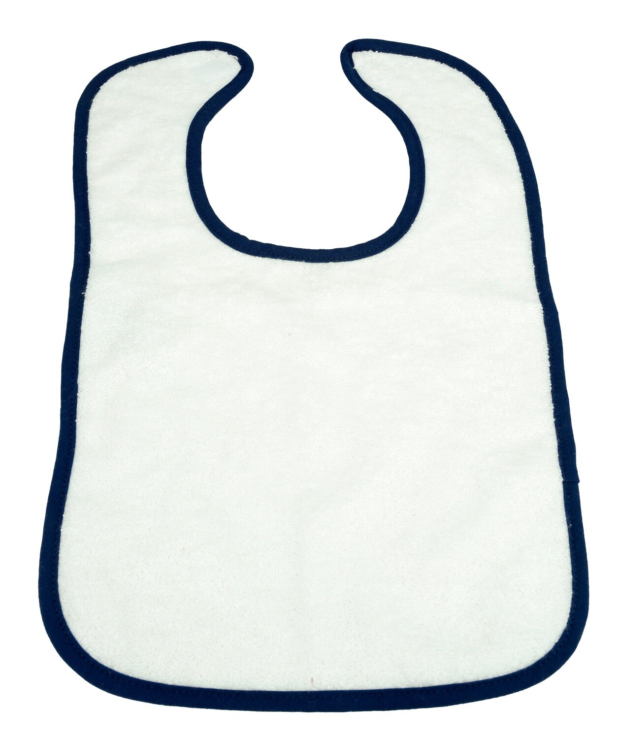 ARB034 Babiezz Slab met klittenband - Wit/Donkerblauw- White/French Navy