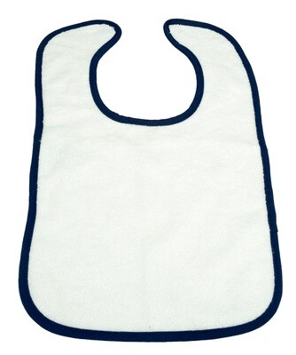ARB034 Babiezz Slab met klittenband - Wit/Donkerblauw- White/French Navy