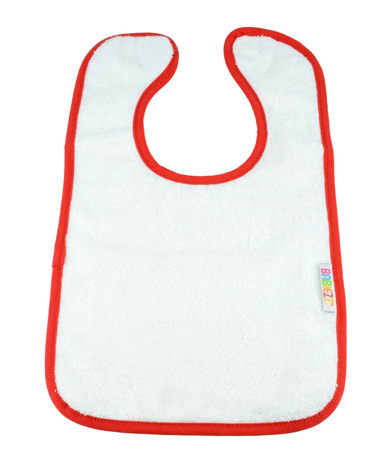 ARB034 Babiezz Slab met klittenband - Wit/Rood- White/Fire Red