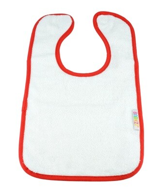 ARB034 Babiezz Slab met klittenband - Wit/Rood- White/Fire Red