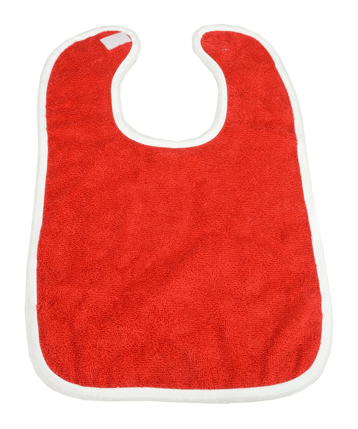ARB034 Babiezz Slab met klittenband - Rood met wit - Fire/White