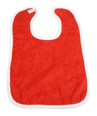 ARB034 Babiezz Slab met klittenband - Rood met wit - Fire/White