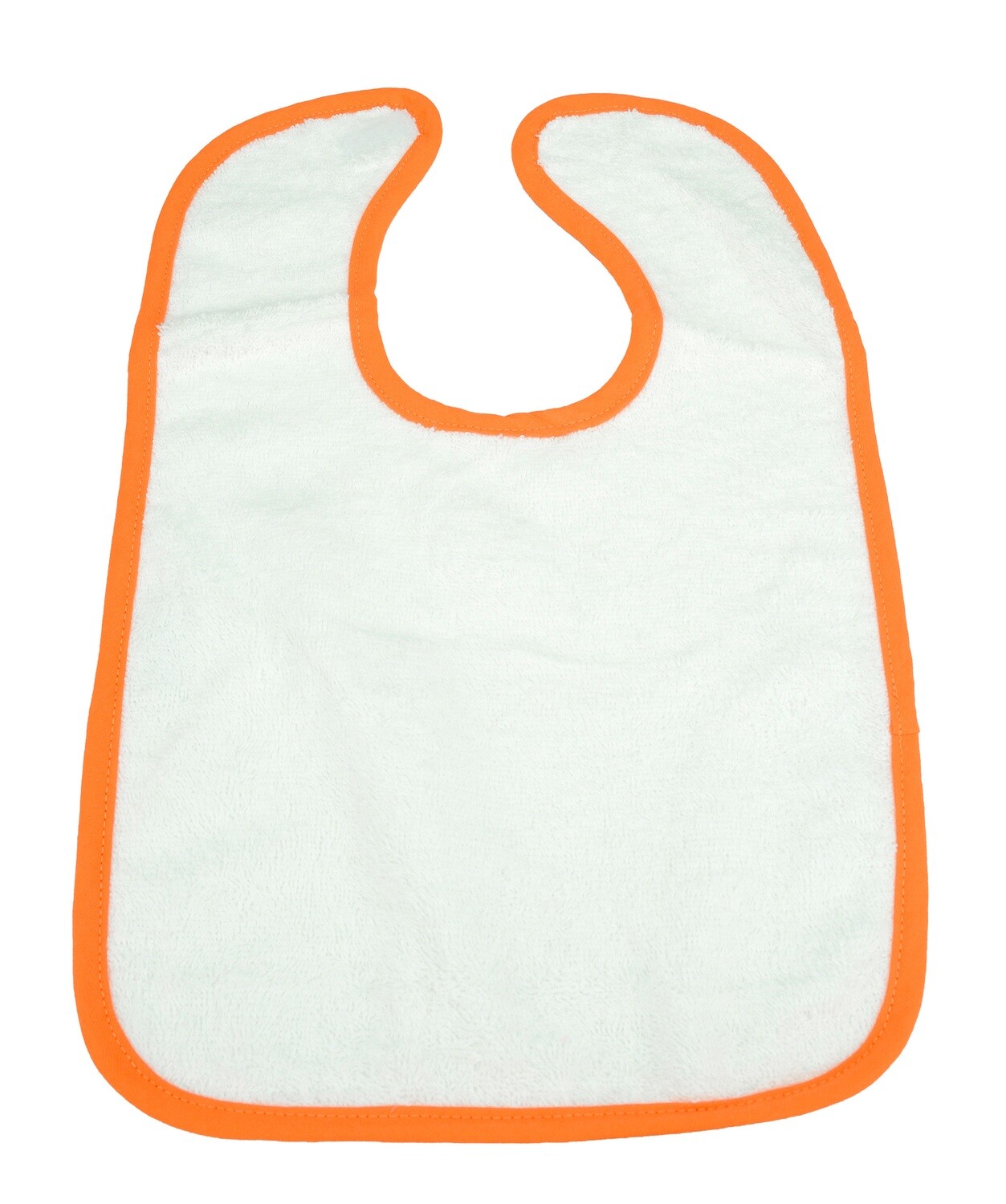 ARB034 Babiezz Slab met klittenband - Wit/Oranje - White/Bright Oranje